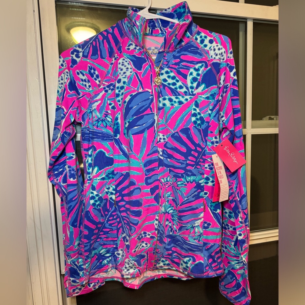 NWT Lilly Pulitzer luxletic jacket size M